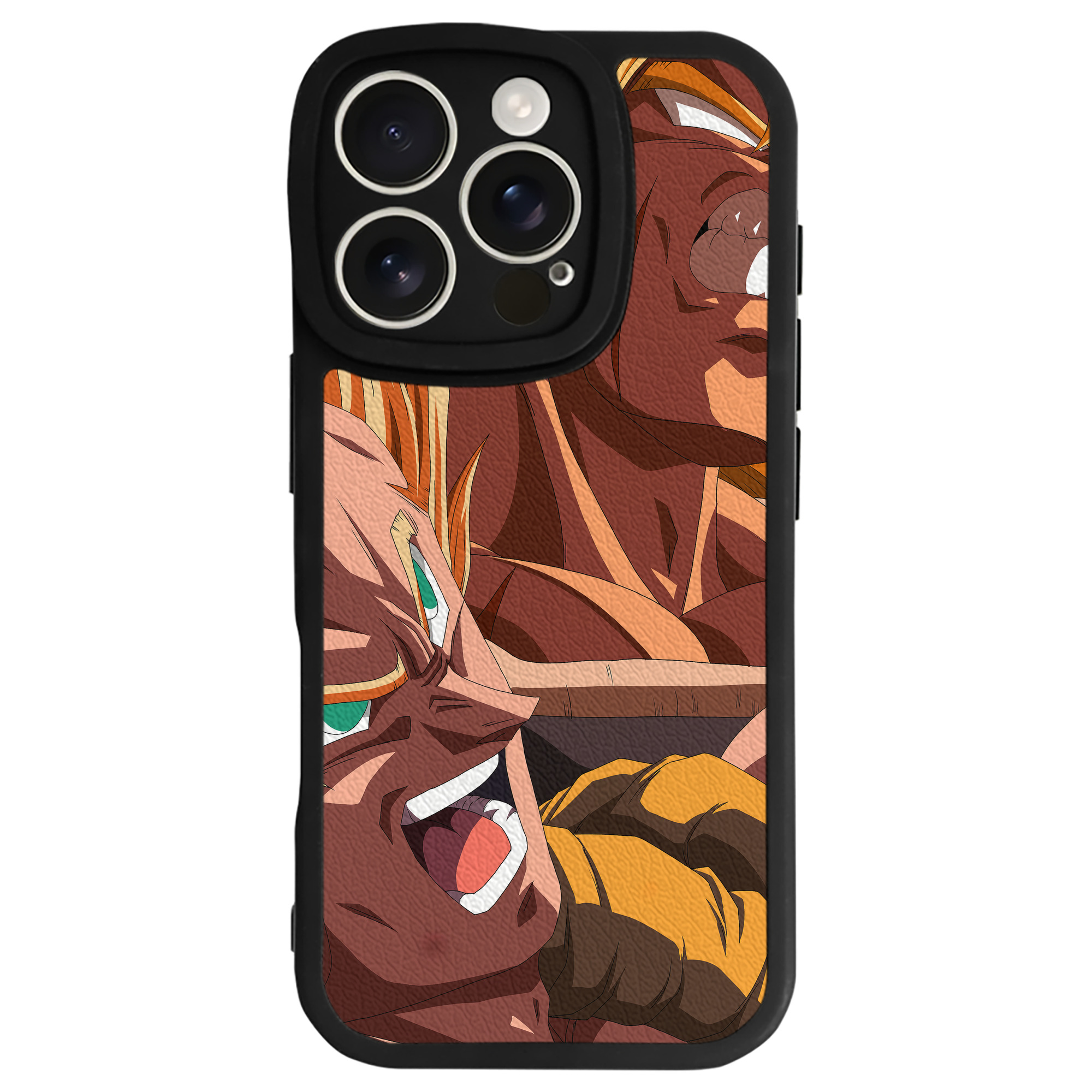 （画像用） ドラゴンボール DRAGON BALL 【iPhone 16シリーズ対応】シリコンスマホケース（レザー調） 材質：シリコン